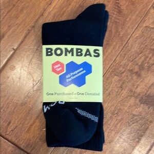 Bombas Black Athletic Socks Premium Comfort